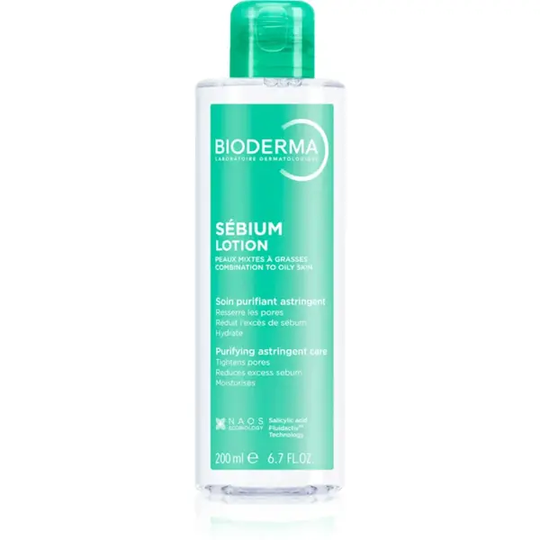 Bioderma Sébium Lotion tonic hidratant pentru ten gras 200 ml