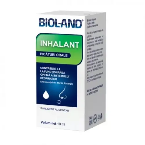 Bioland inhalant picaturi orale, 10ml Zephyr Labs
