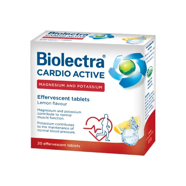 Biolectra Cardio Active, 20 tablete efervescente