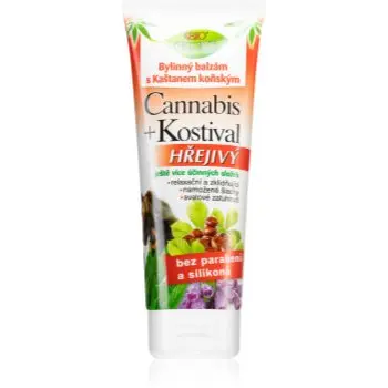 Bione Cosmetics Cannabis Comfrey Gel încălzire pentru relaxarea mușchilor și articulațiilor