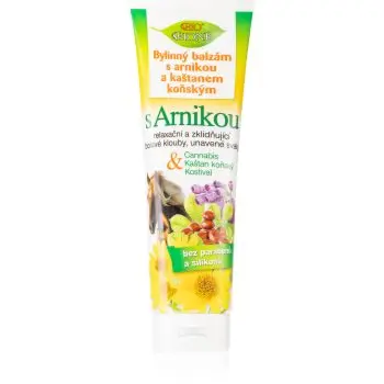 Bione Cosmetics Cannabis with Arnica balsam vegetal cu arnică și extract de castan