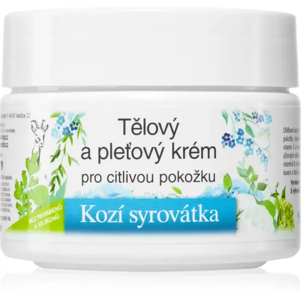 Bione Cosmetics Goat Whey Cremă nutritivă pentru față și corp pentru piele sensibila 260 ml