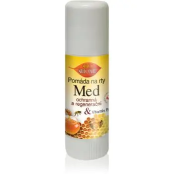 Bione Cosmetics Honey + Q10 balsam de buze protector si regenerator cu vitamina E