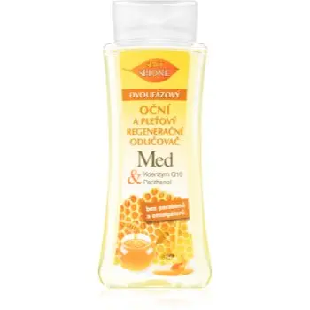 Bione Cosmetics Honey + Q10 demachiant in doua faze pentru față și ochi