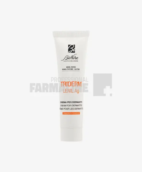 Bionike Triderm Lenil AG Crema antiinflamatoare nesteroidiana cu argint 30 ml