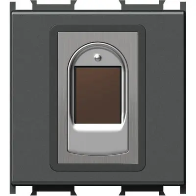 BIOPASS Intrerupator digital cu amprente, 3A, antracit, TEM Modul TEM-EM71AT-U