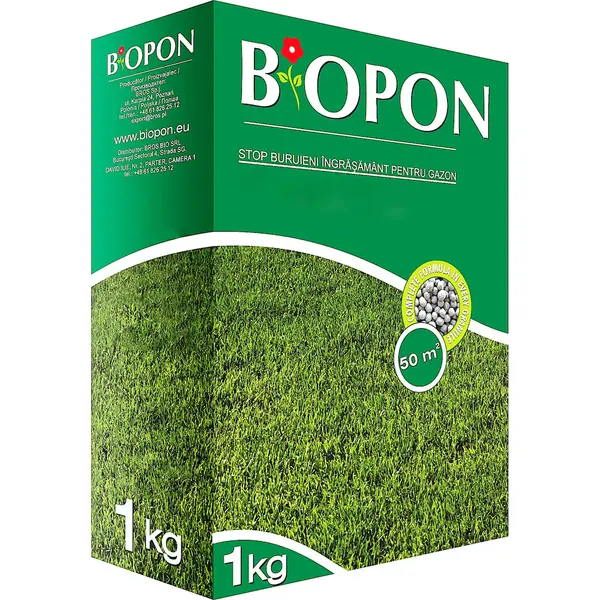 Biopon ingrasamant gazon cu buruieni Biopon 1 kg - Default Title
