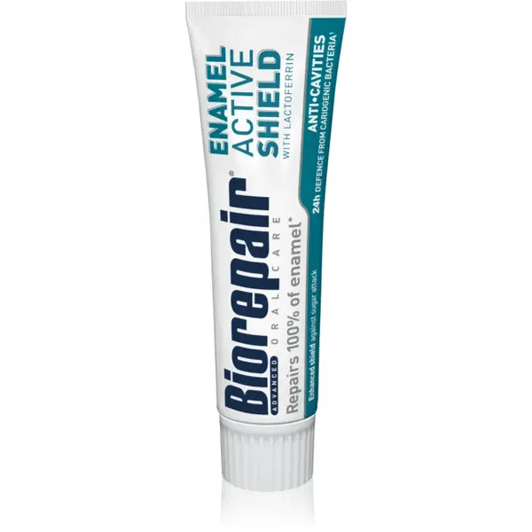 Biorepair Advanced Active Shield pasta de dinti anti-placa bacteriana si gingii sănătoase 75 ml