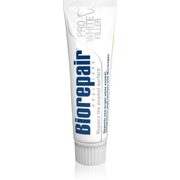 Biorepair Pro White Filler pasta de dinti din ingrediente naturale pentru dinti mai albi 75 ml