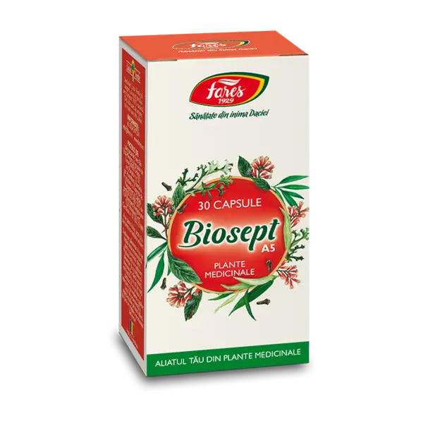 Biosept, 30 capsule, Fares