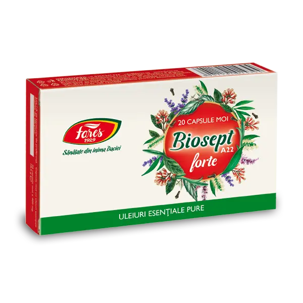 Biosept Forte A22, Fares | 20 capsule moi