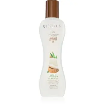 Biosilk Silk Therapy Natural Coconut Oil tratament de hidratare fara clatire de par si de corp