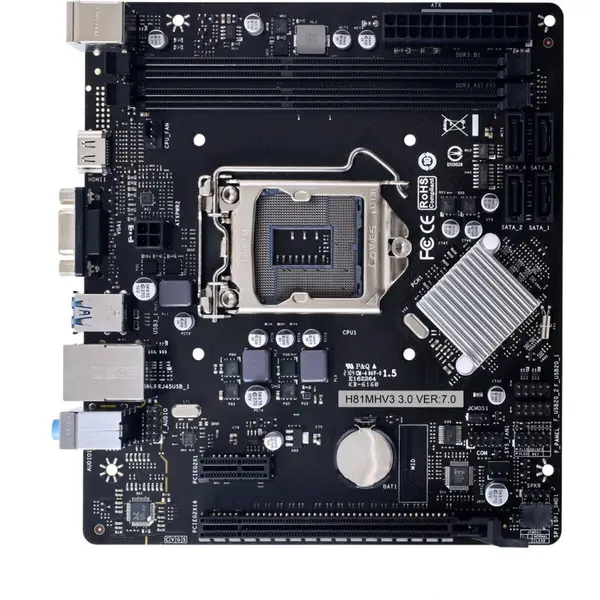 Biostar Placa de baza BIOSTAR H81MHV3 3.0, LGA 1150, mATX