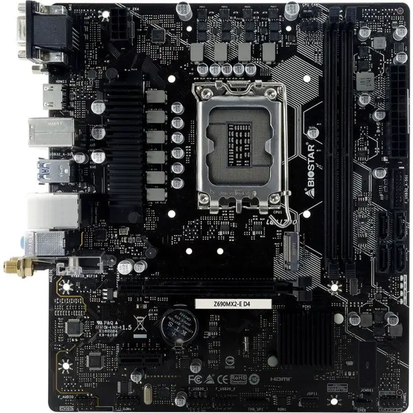 Biostar Placa de baza Biostar Z690MX2-E D4