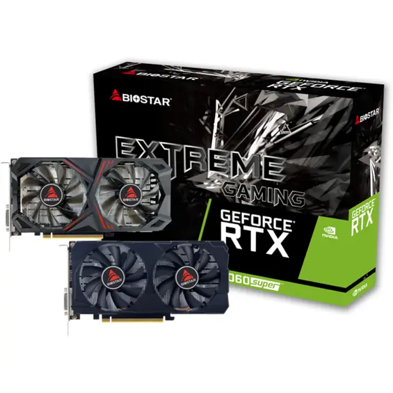 Biostar Placa video Biostar GeForce RTX 2060 SUPER Extreme Gaming, 8GB, GDDR6, 256-bit