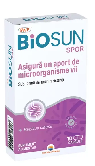 Biosun Spor, 10 capsule, Sun Wave Pharma