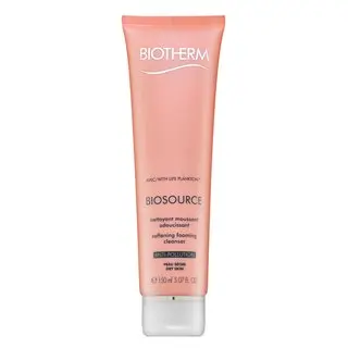Biotherm Biosource Softening Foaming Cleanser gel de curățare și hrănire pentru piele uscată 150 ml