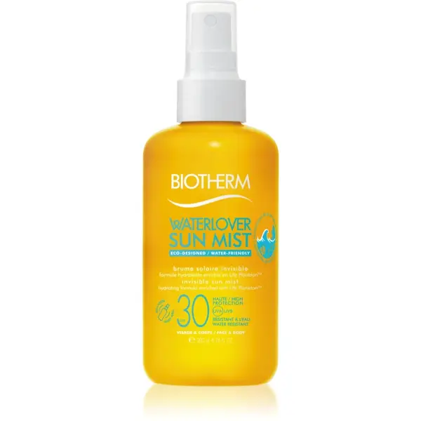 Biotherm Waterlover Sun Mist SPF 30 solutie de pulverizat rezistenta la apa pentru protectia solara SPF 30 200 ml