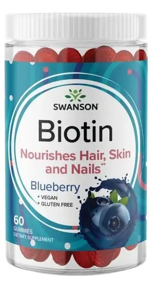 Biotin, afine, 60 comprimate masticabile, Swanson