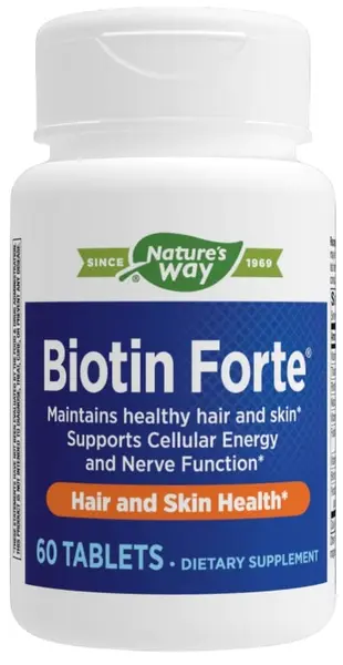 Biotin Forte, 60 tablete, Nature’s Way