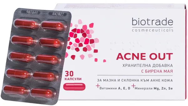 Biotrade Acne Out Supliment alimentar, 30 capsule