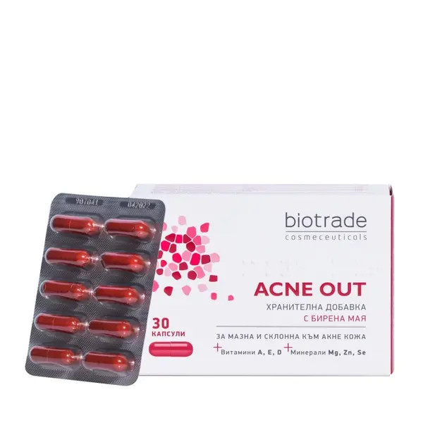 Biotrade Acne Out Supliment alimentar Volum 30 capsulă