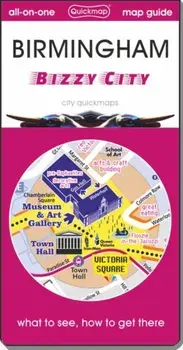Birmingham Bizzy City. map guide of What to see & How to get there, 3 New edition, Sheet Map/***
