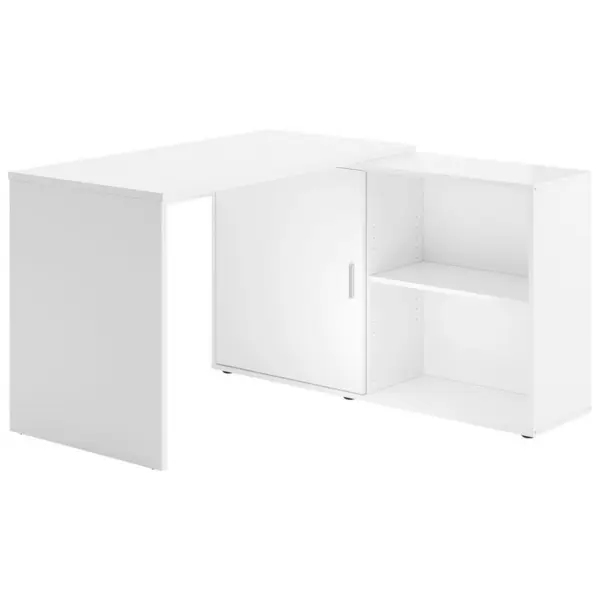 Birou, 118/124/75 cm, material pe bază de lemn