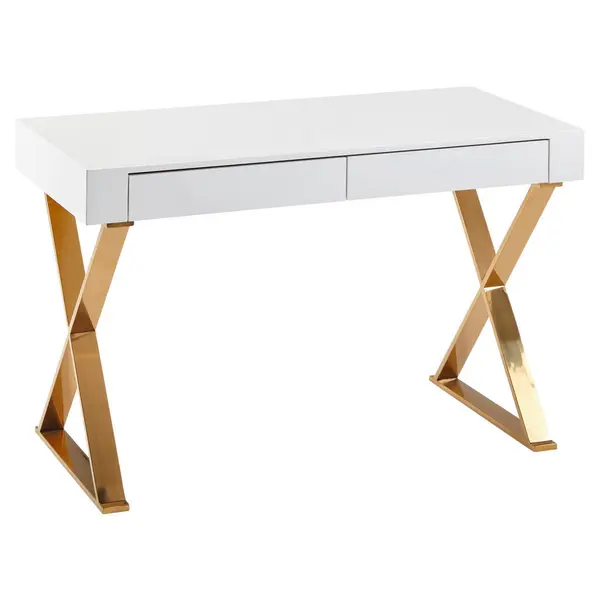 Birou, 118/57/76 cm, material pe bază de lemn