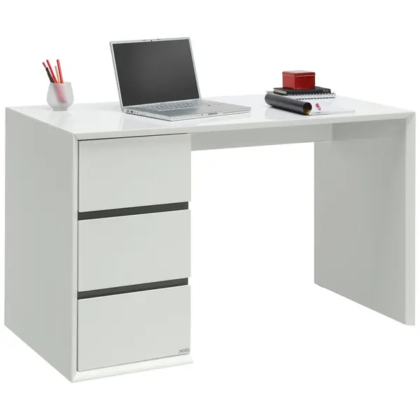 Birou, 125/60/76 cm, material pe bază de lemn