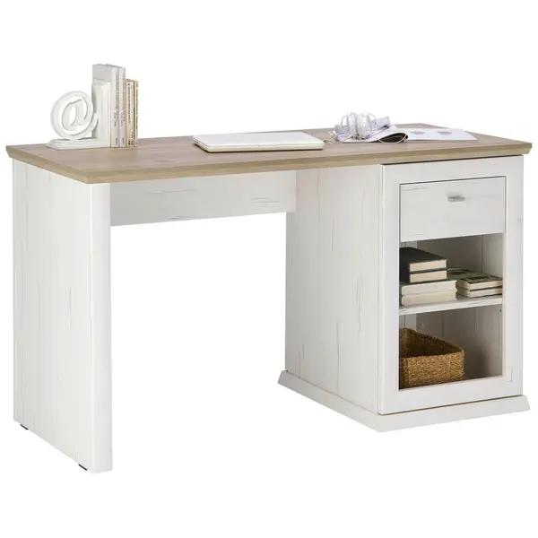 Birou, 135/59/76 cm, material pe bază de lemn