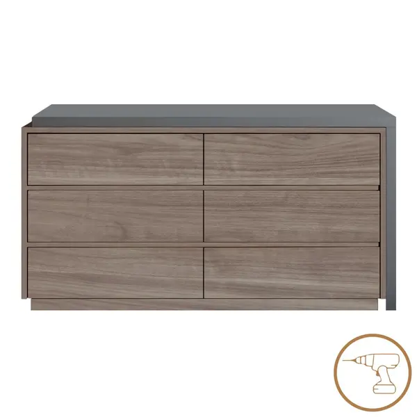 Birou ajustabil cu sertare Reaze Pako World Maro 120x50x73.5 cm