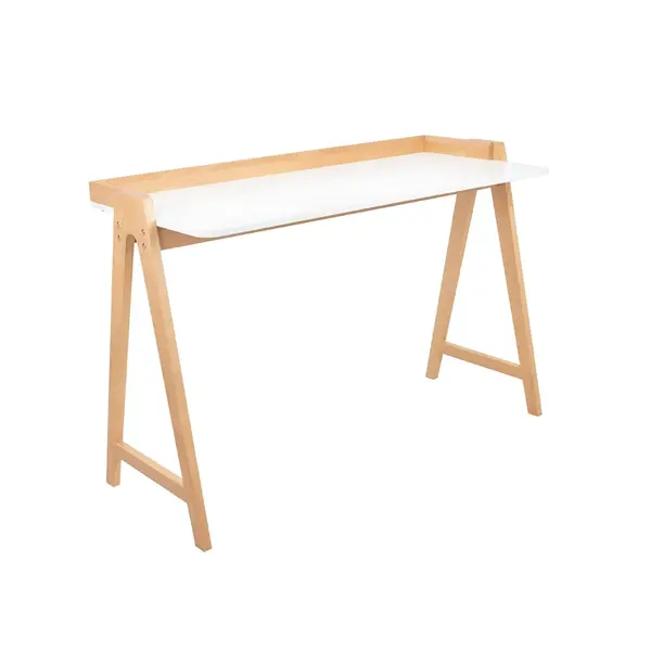 Birou COMPAS WHITE 123 x 53 x 80 CM - Alb