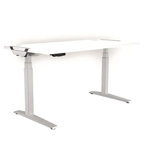 Birou cu suport metalic alb inaltime reglabila 62.23 x 152.56 x 69.85 cm Fellowes Levado Birou cu suport metalic alb inaltime reglabila 62.23 x 152.56 x 69.85 cm Fellowes Levado
