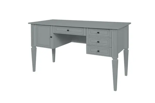 Birou elegant Ines gri L132 cm