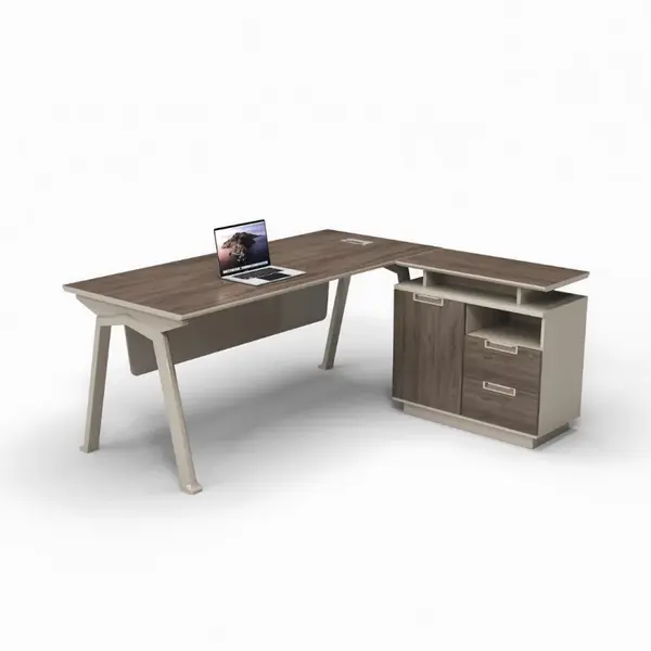 Birou Evo Space cu dulap lateral mobil - dimensiuni 1400*700*750 mm