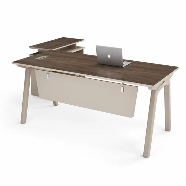 Birou Evo Space cu dulap lateral mobil - dimensiuni 1600*800*750 mm