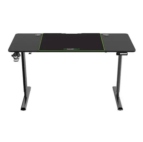 Birou Gaming Gamemax D140 Carbon, reglaj electric V2 (Negru)