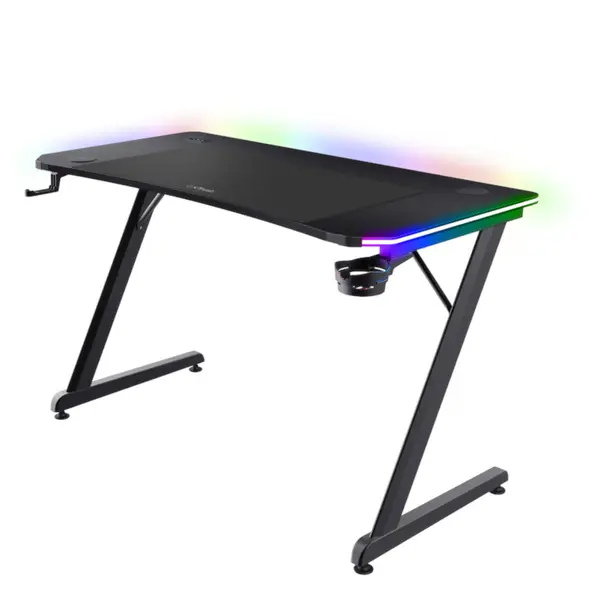 Birou gaming Trust GXT 710 Luminus Pro RGB Negru