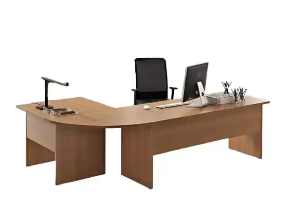Birou manager colt - solutie office profesionala pentru spatii executive