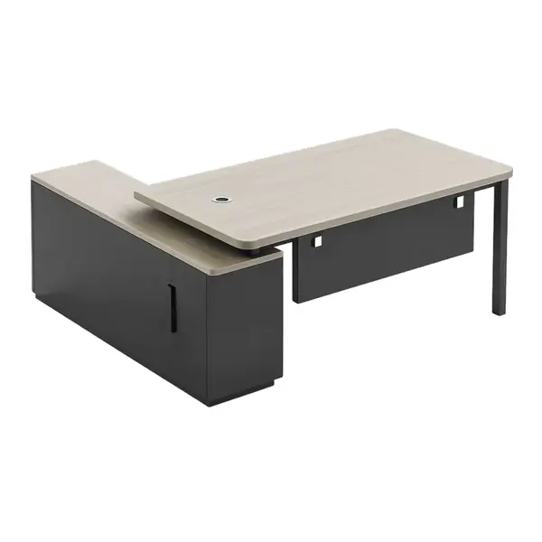 Birou managerial Valence cu corp lateral depozitare W1600&times;D800&times;H750 mm