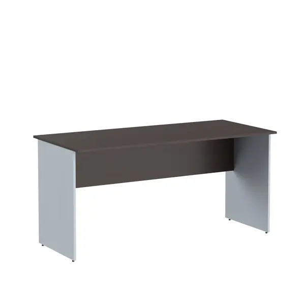 Birou Operational Imago CP04 Blat wenge picioare gri metallic,160 x 72 x 75,5 cm