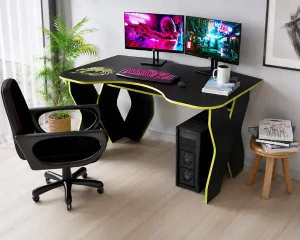 Birou Pc KL 9.0 Wenge Galben