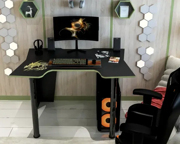 Birou Pc Kl 9.1 Wenge Galben
