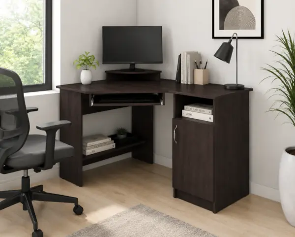 Birou Pc pe Colt SU-1 Ro Wenge