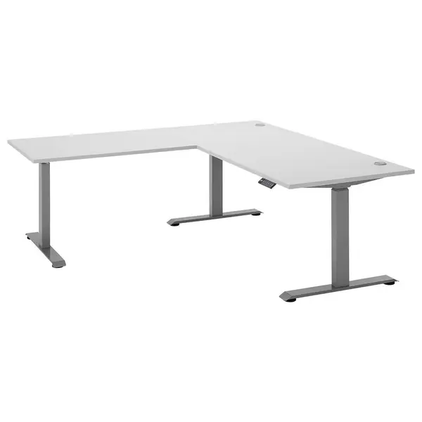 Birou Pe Colț, 100/180/74-127 cm, material pe bază de lemn