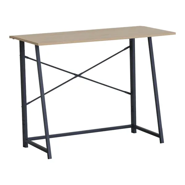 Birou pliabil, Siklo, Negru, 46x100x75.5 cm