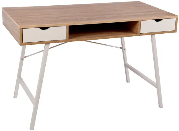 Birou RFG - Shape A, bej/alb