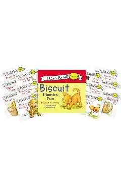 Biscuit 12-Book Phonics Fun!: Includes 12 Mini-Books Featuring Short and Long Vowel Sounds - Alyssa Satin Capucilli