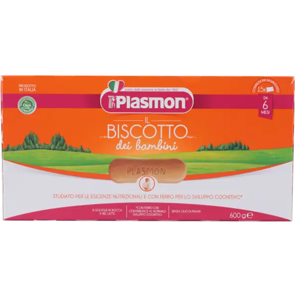 Biscuiti cu vitamine 6 luni+, 600g, Plasmon